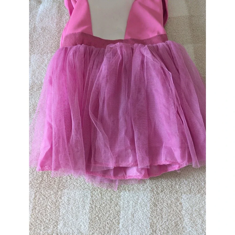 Toddler Pink mommy Shark Dress Costume 3t-4t hooded halloween outfit preowned